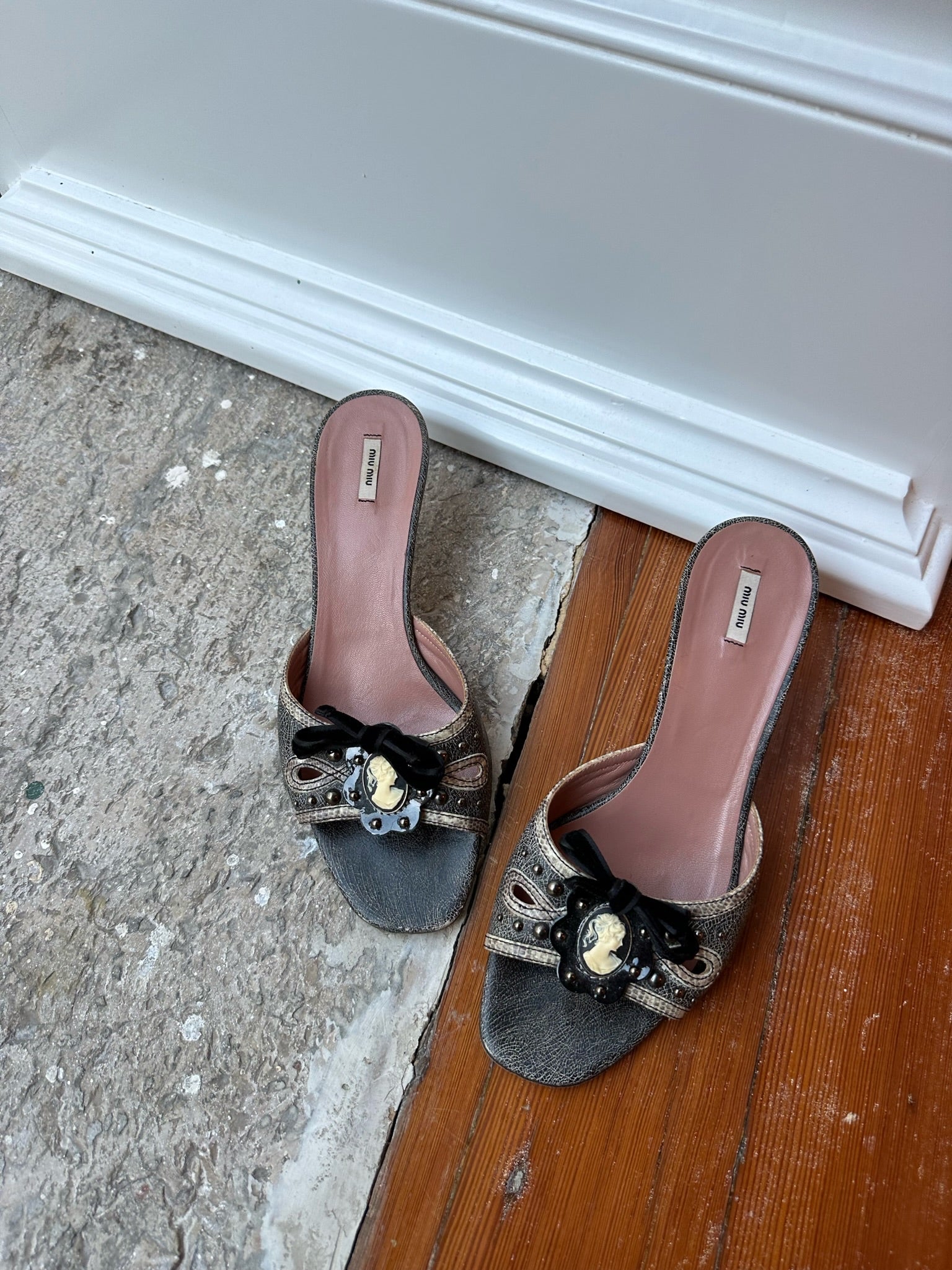 Vintage Miu Miu Mules – ChezCharlene