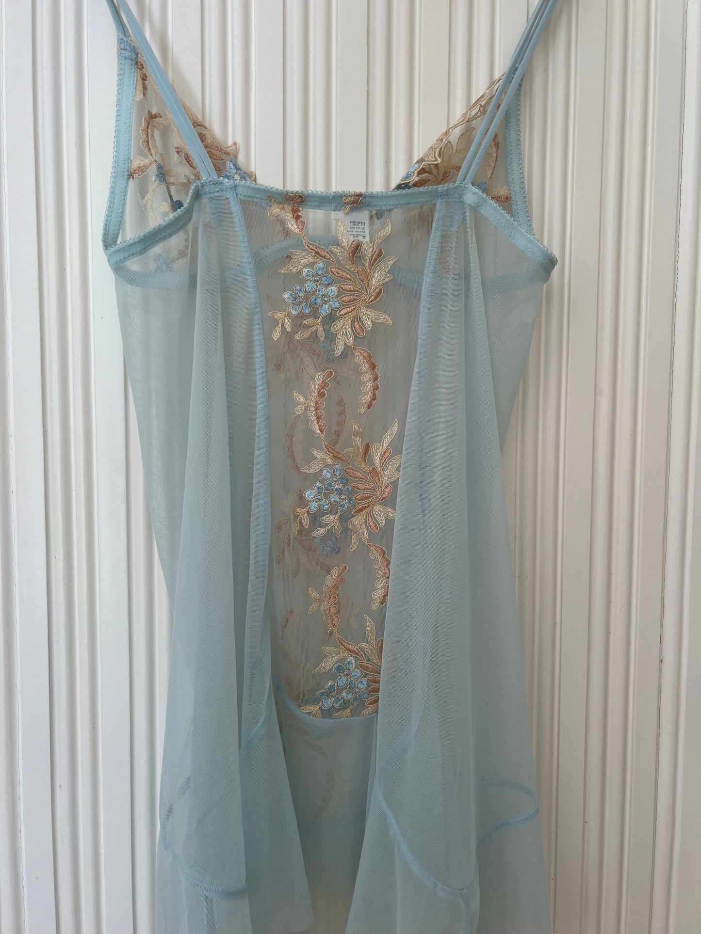 La Perla Vintage Blue Slip Dress