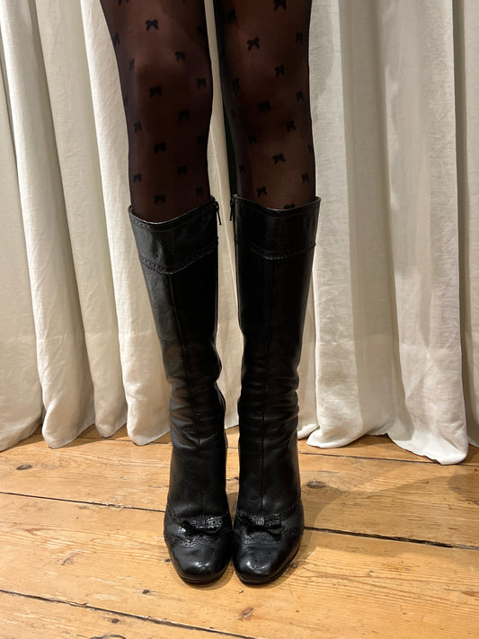 Miu Miu Vintage Heel Boots