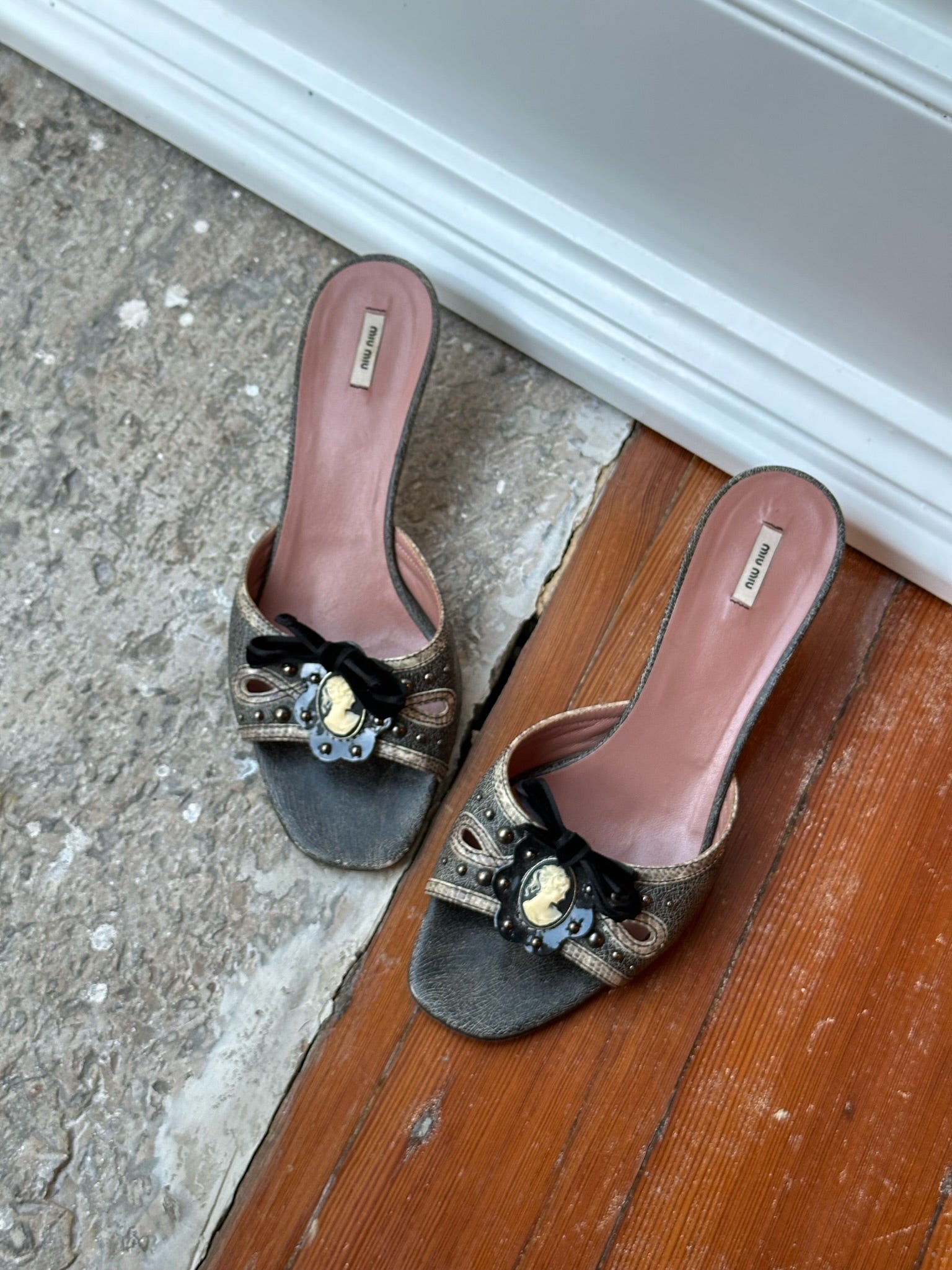 Vintage Miu Miu Mules – ChezCharlene